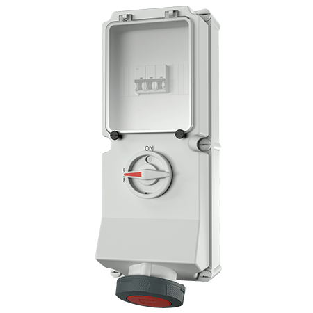Wall mounted receptacle 7242
